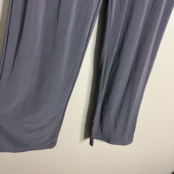 Joseph Ribkoff‎ Pull On High Rise Stretchy Gray Straight Leg Pants Small 4 - Picture 4 of 6